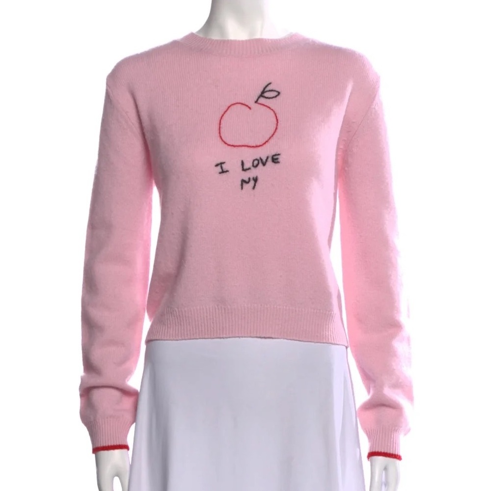 La Ligne Pink Crew Neck Sweater